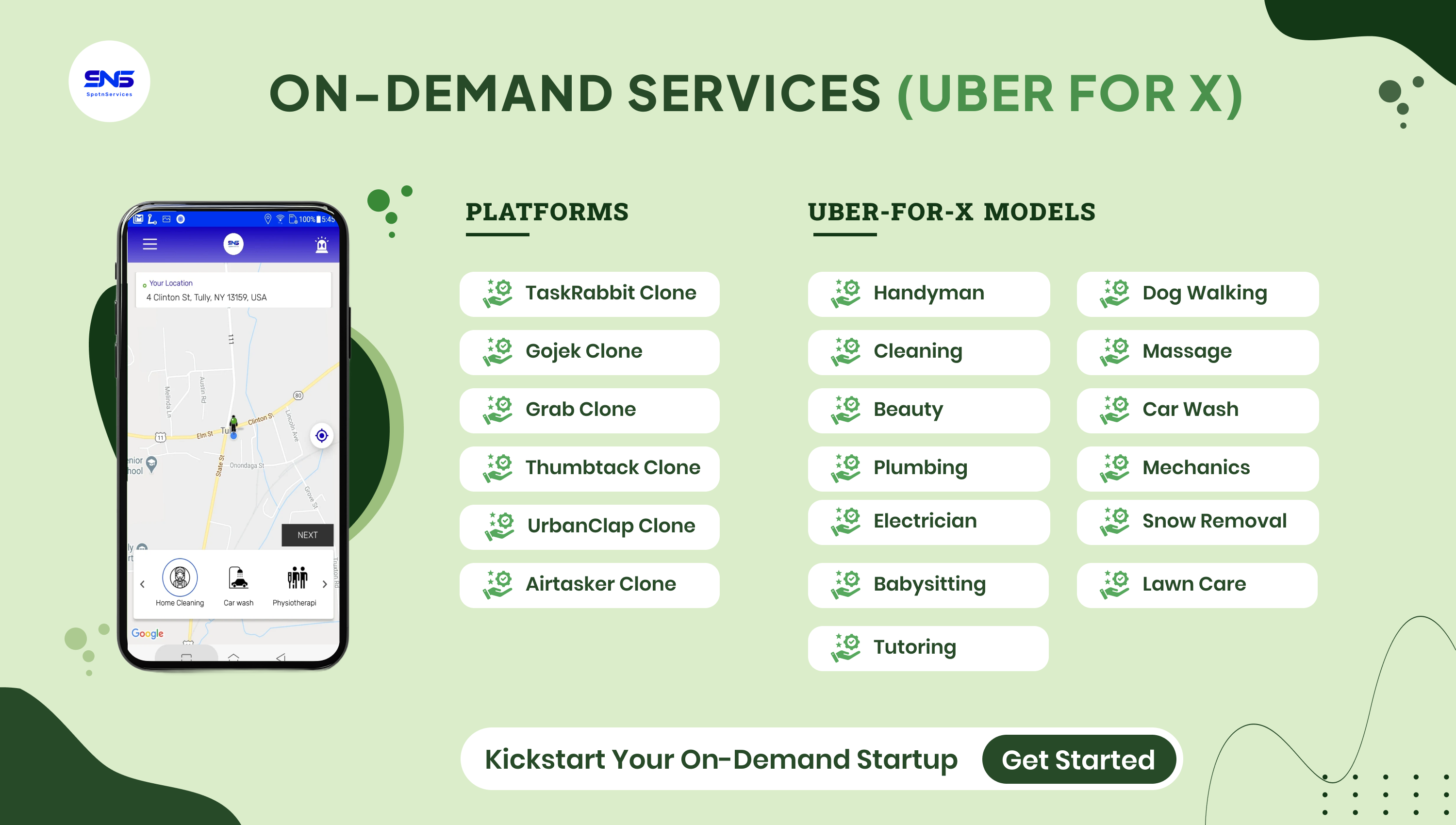 On-demand service booking